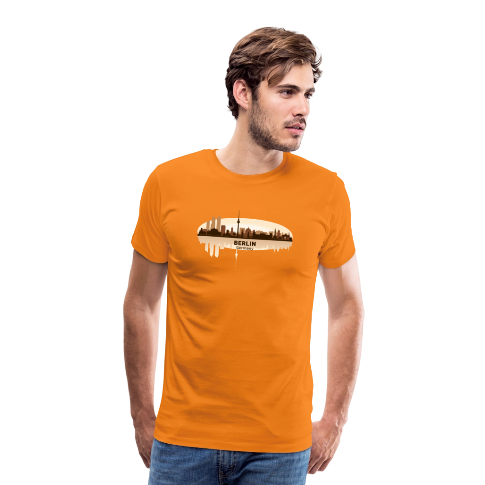 Männer Premium T-Shirt Berlin - Orange