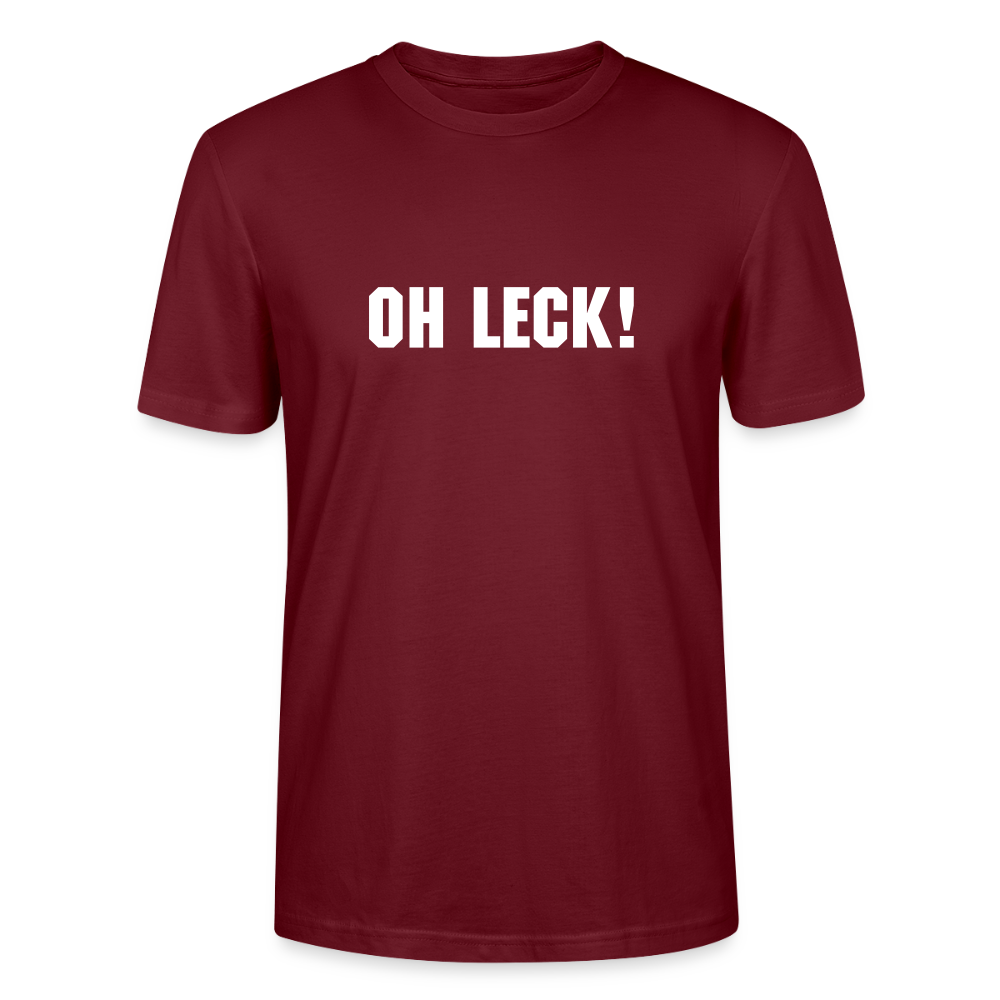 Stanley/Stella Unisex T-Shirt Oh Leck! - Burgunderrot