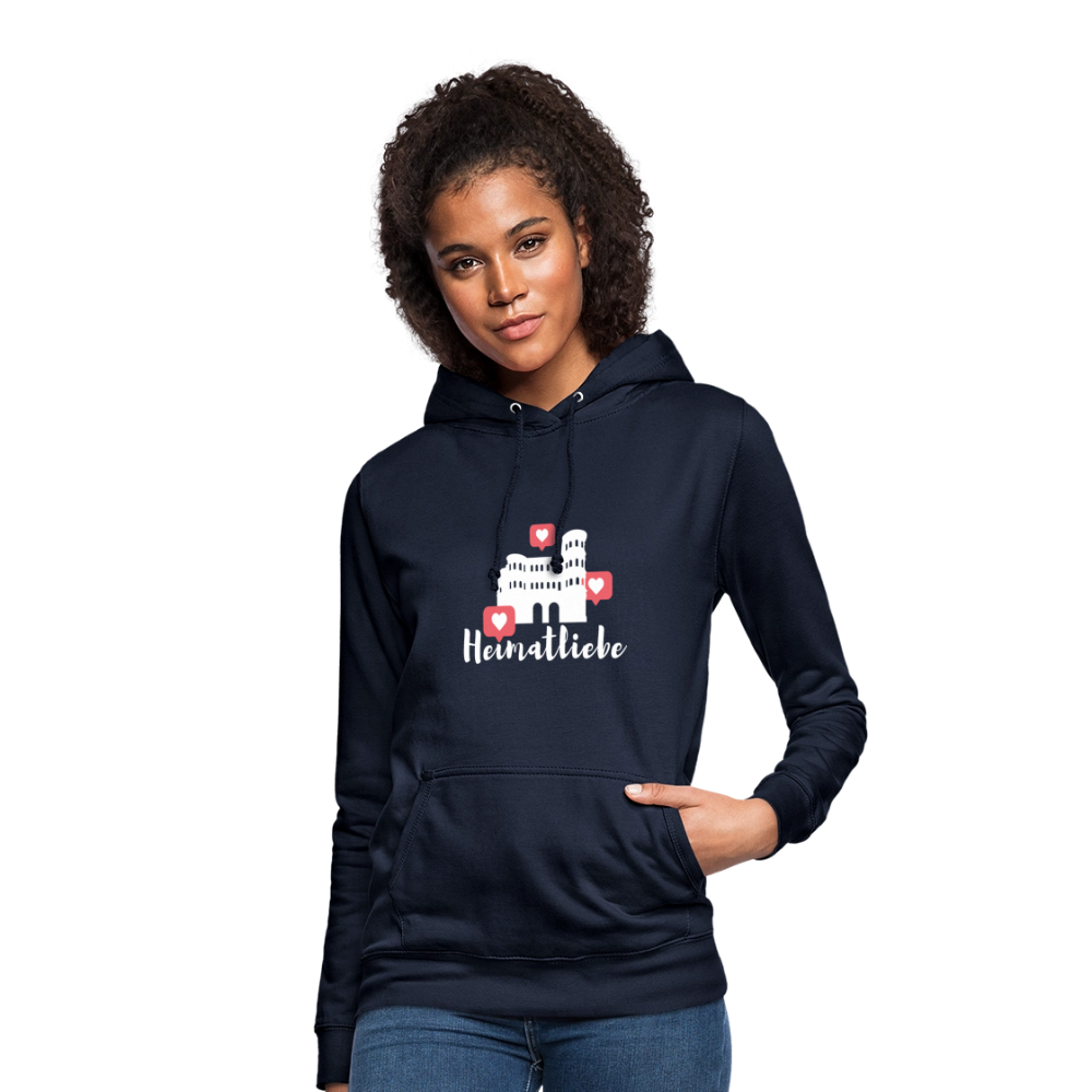 Frauen Hoodie Heimatliebe - Navy