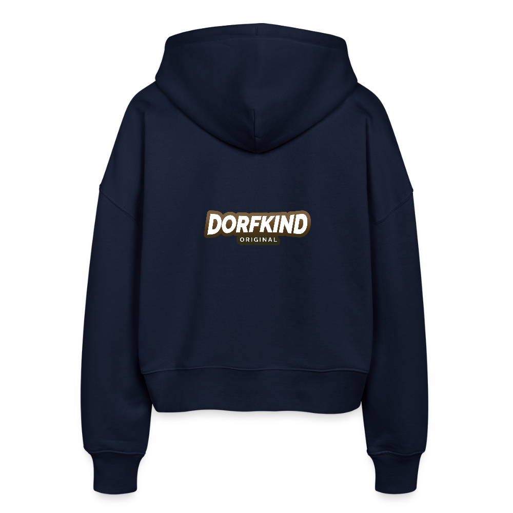 Stanley/Stella Boxy Frauen Bio Zip Hoodie Dorfkind - Navy