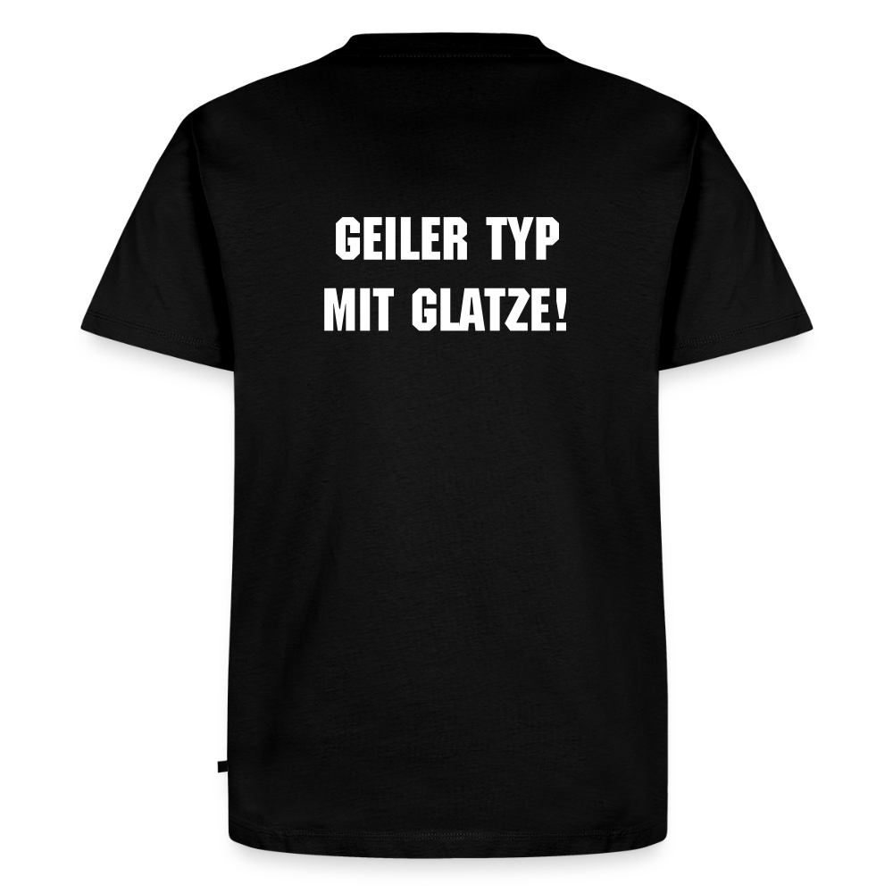 Männer Premium T-Shirt Glatze - Schwarz