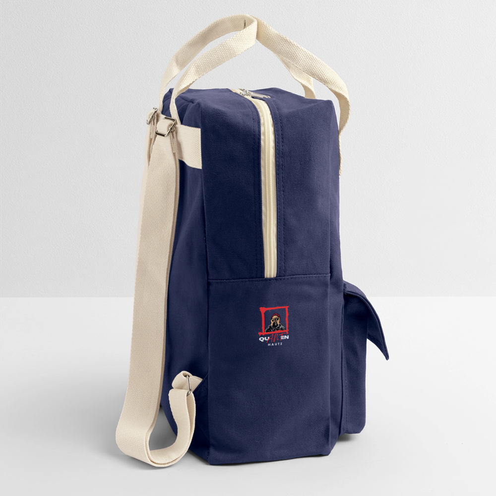 Retro Rucksack Quanten Hautz - Navy