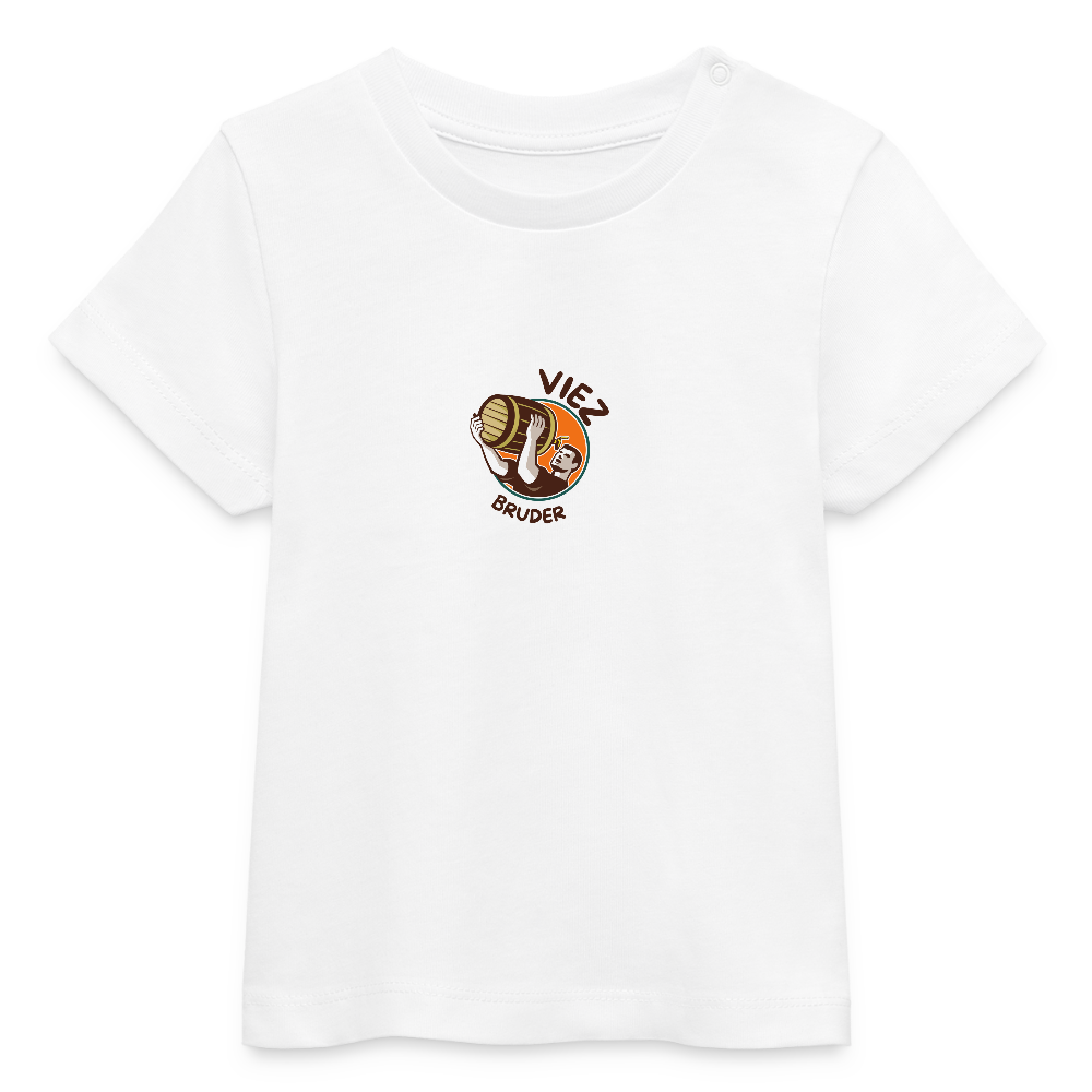 Baby Bio-T-Shirt BABY Viezbruder - Weiß
