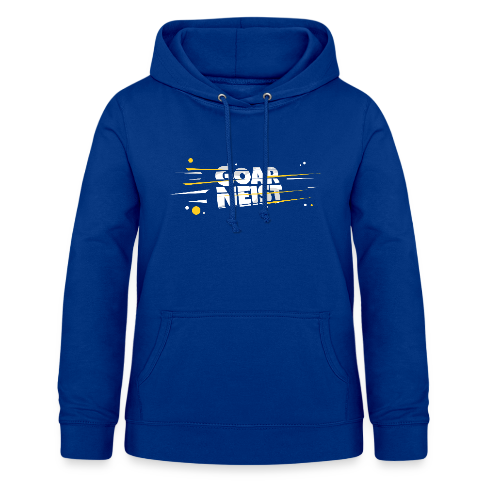 Frauen Hoodie Goaarneist - Royalblau