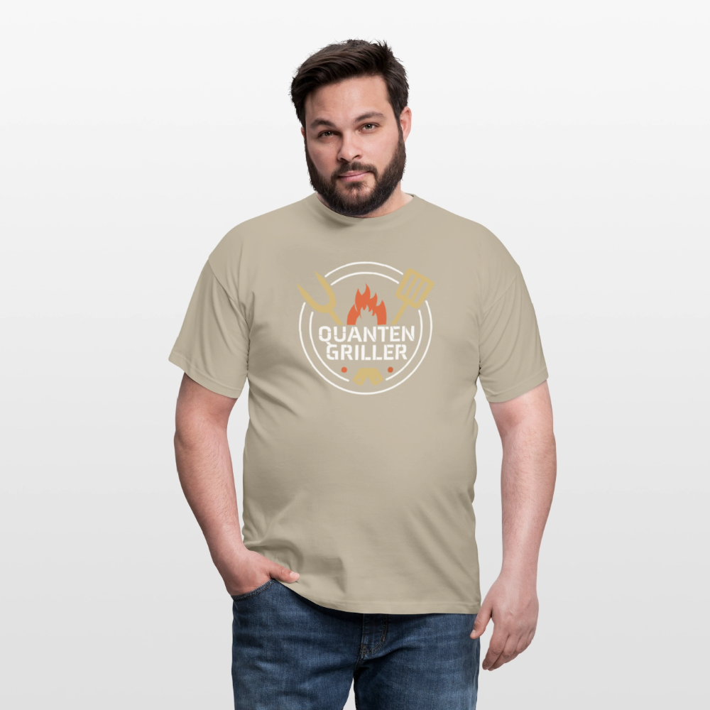 Männer T-Shirt Quanten Griller - Sandbeige