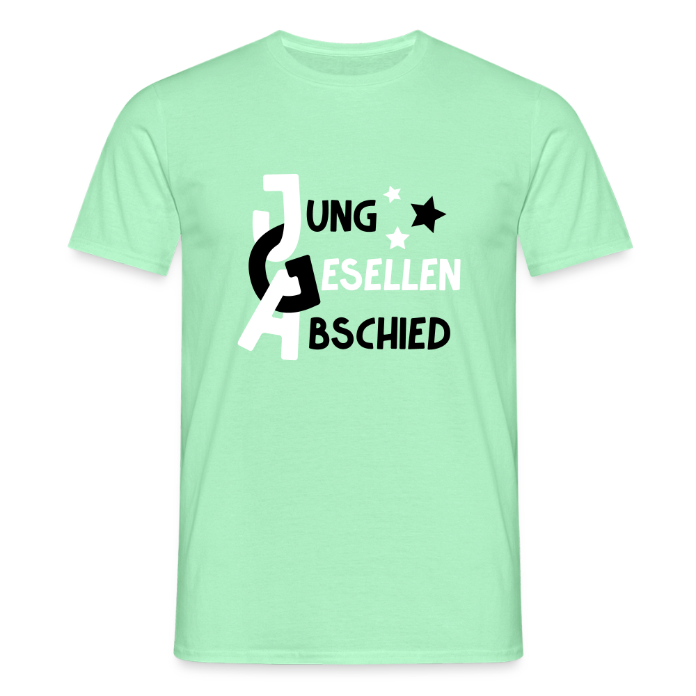 Männer T-Shirt JGA - Mintgrün