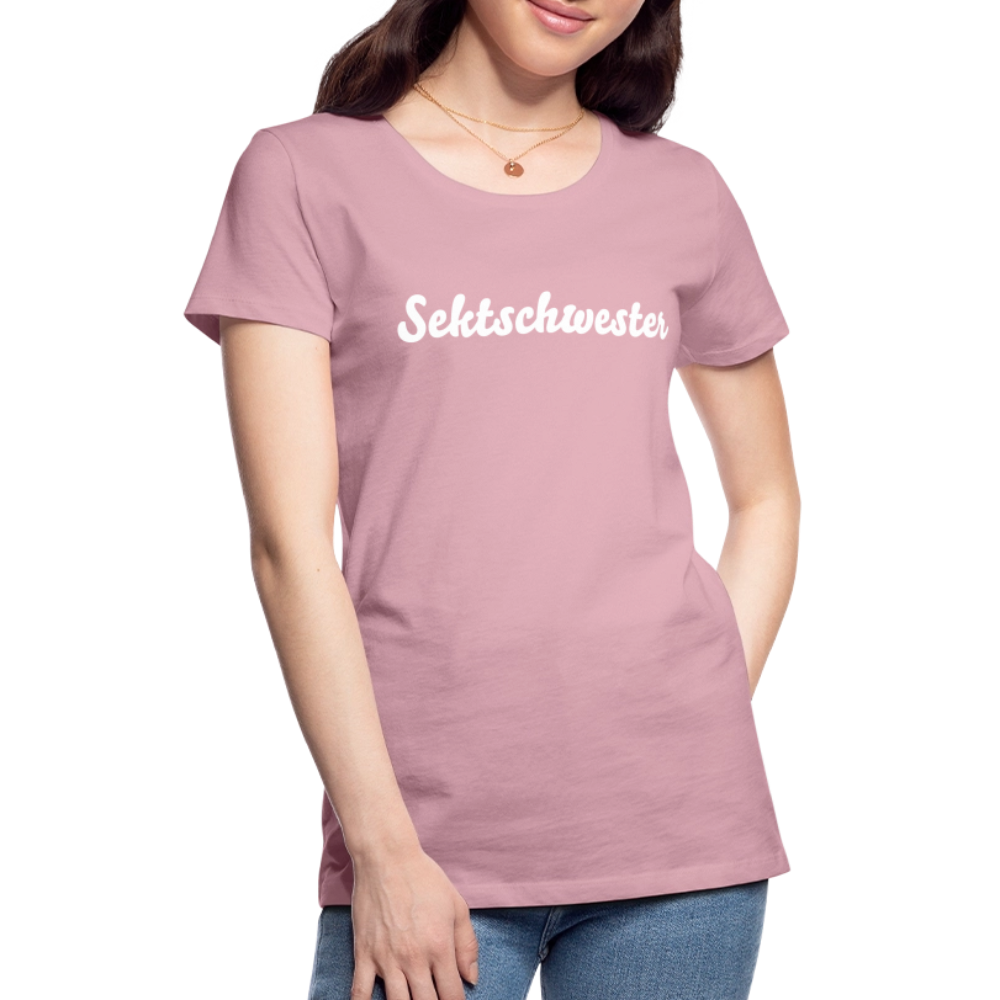 Frauen Premium T-Shirt Sektschwester - Hellrosa