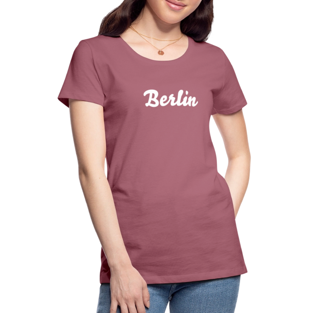Frauen Premium T-Shirt Berlin - Malve