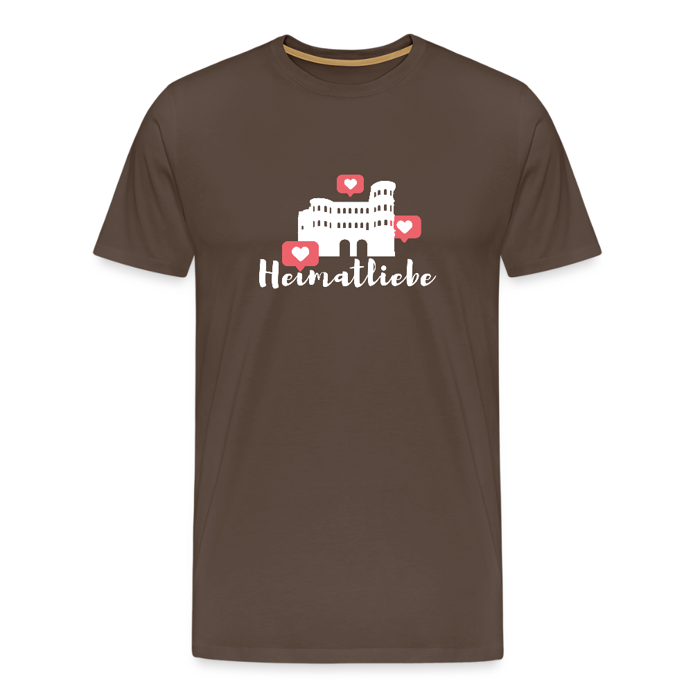 Männer Premium T-Shirt Heimatliebe - Edelbraun