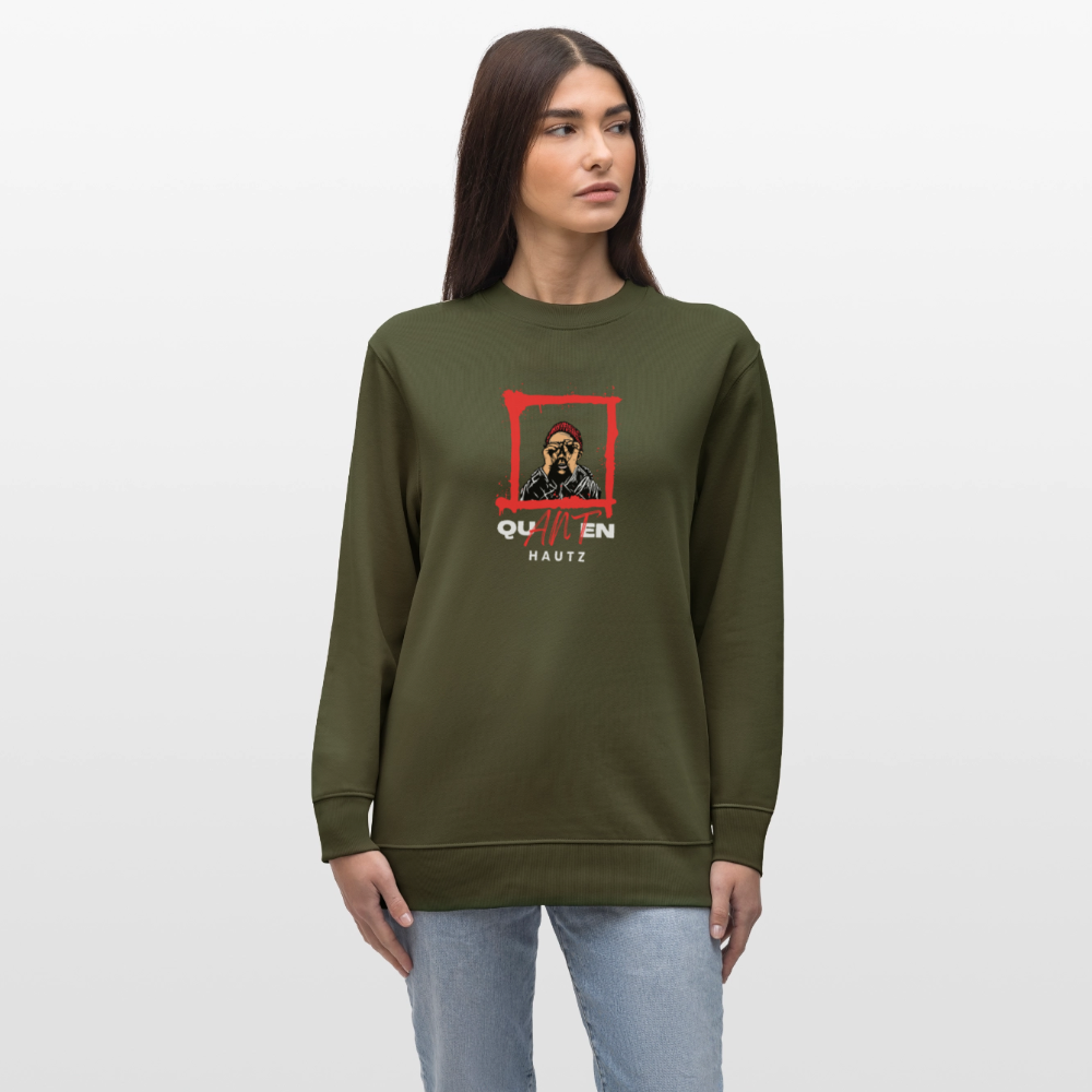 Unisex Bio-Sweatshirt CHANGER  Quanten Hautz - Khaki