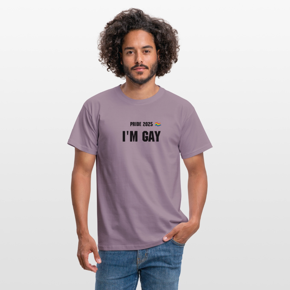 Männer T-Shirt Pride - Lilagrau 