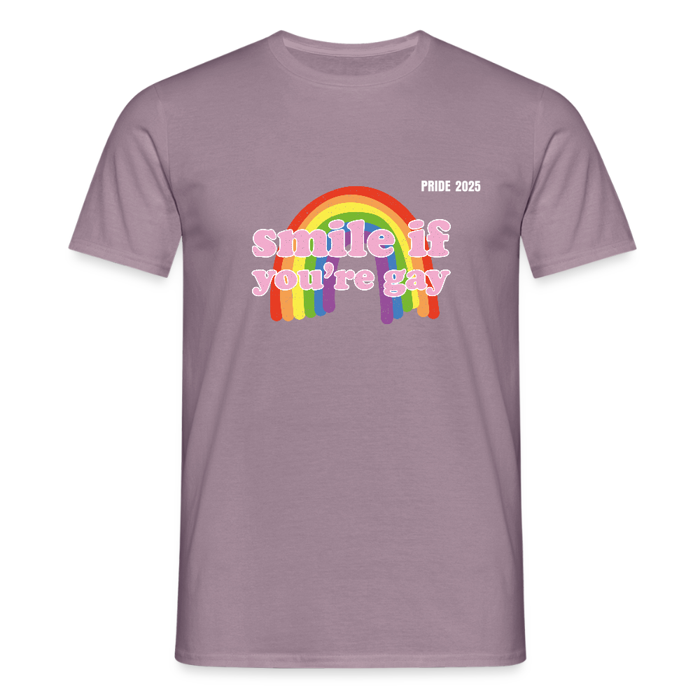 Männer T-Shirt Pride - Lilagrau 