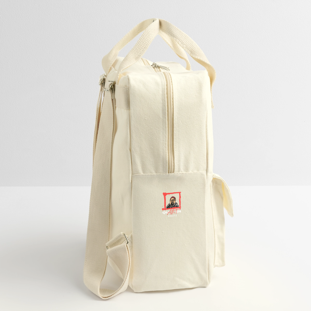 Retro Rucksack Quanten Hautz - Naturweiß
