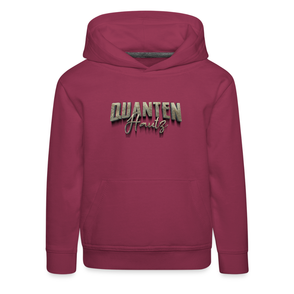 Kinder Premium Hoodie Quanten Hautz - Bordeaux