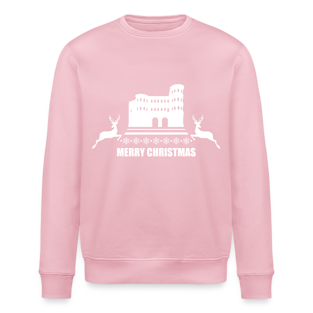 Unisex Bio-Sweatshirt Weihnachten - Hellrosa