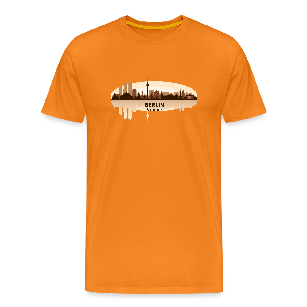 Männer Premium T-Shirt Berlin - Orange
