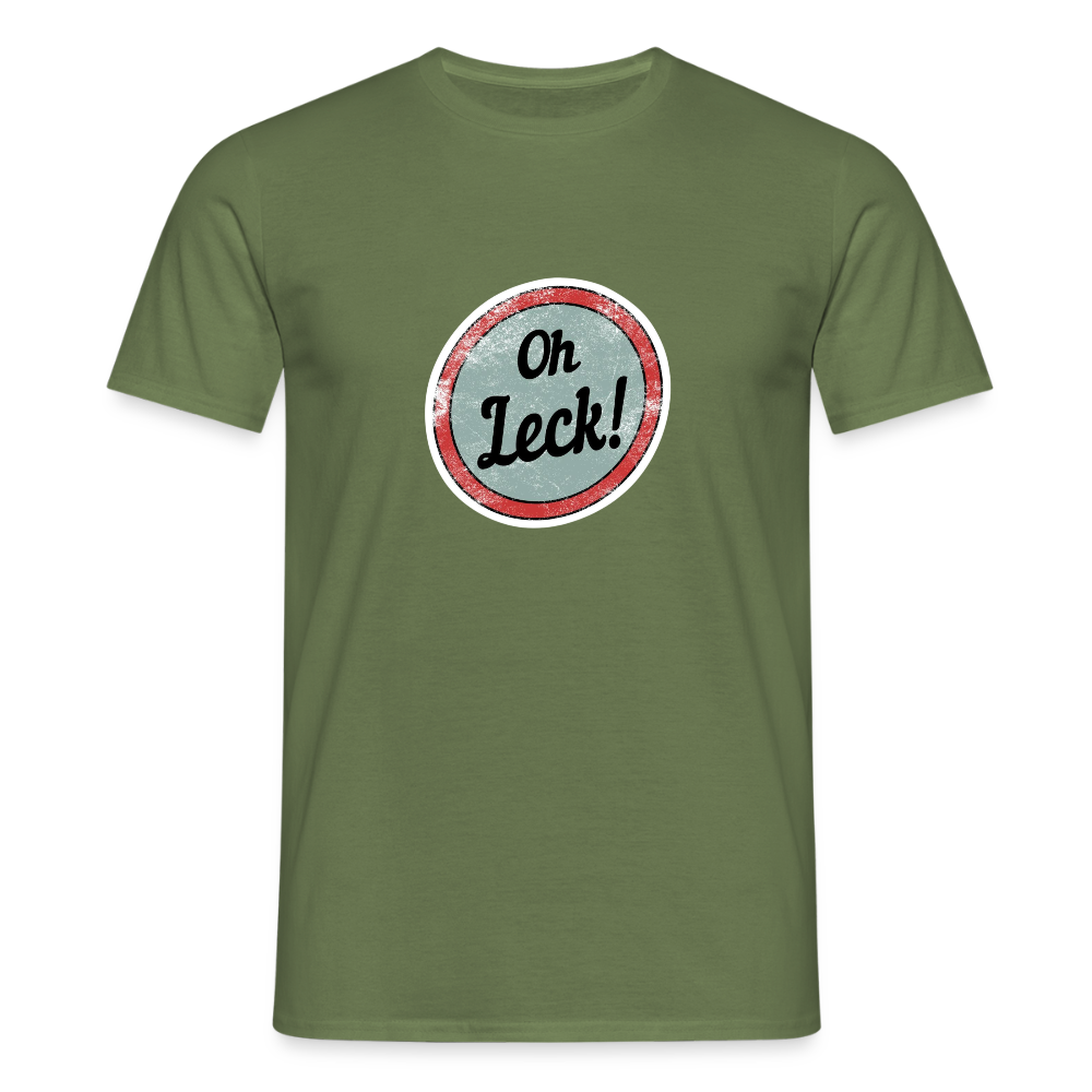 Männer T-Shirt Oh Leck! - Militärgrün