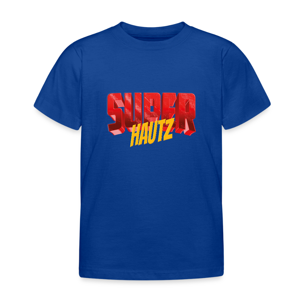 Kinder T-Shirt Super Hautz - Royalblau
