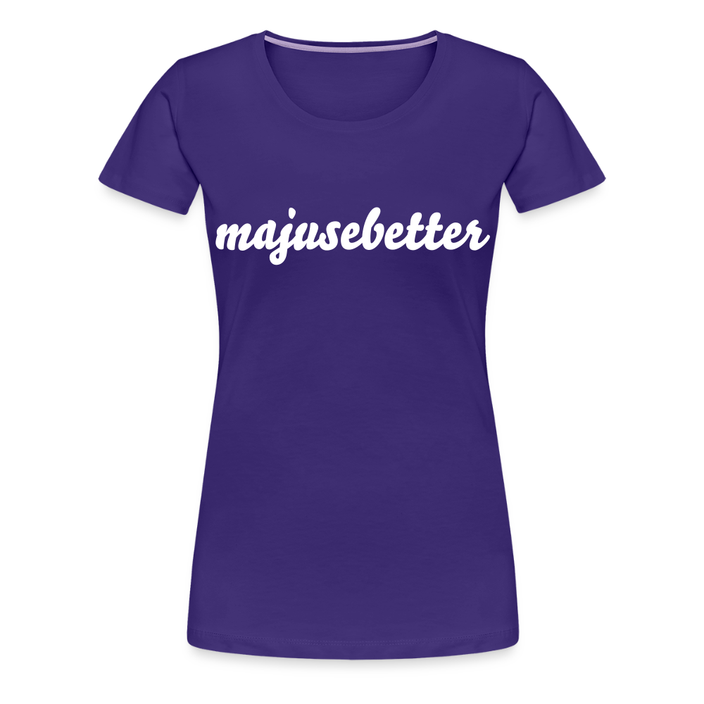Frauen Premium T-Shirt majusebetter - Lila