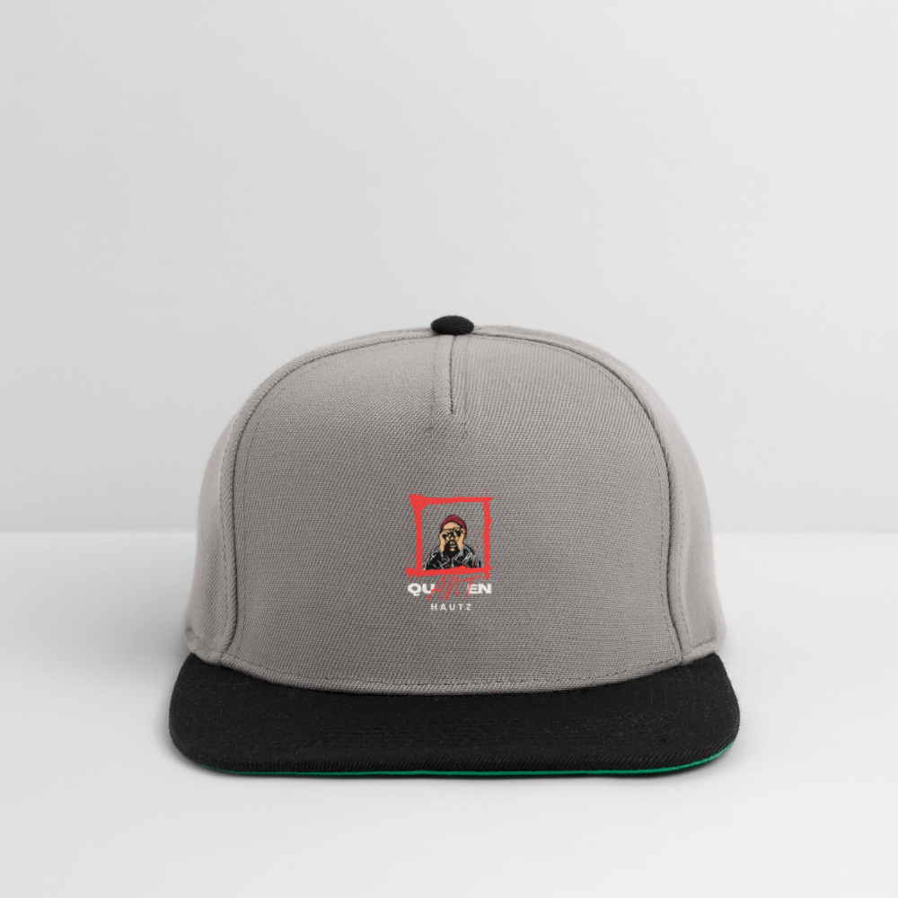 Snapback Cap Quanten Hautz - Graphit/Schwarz