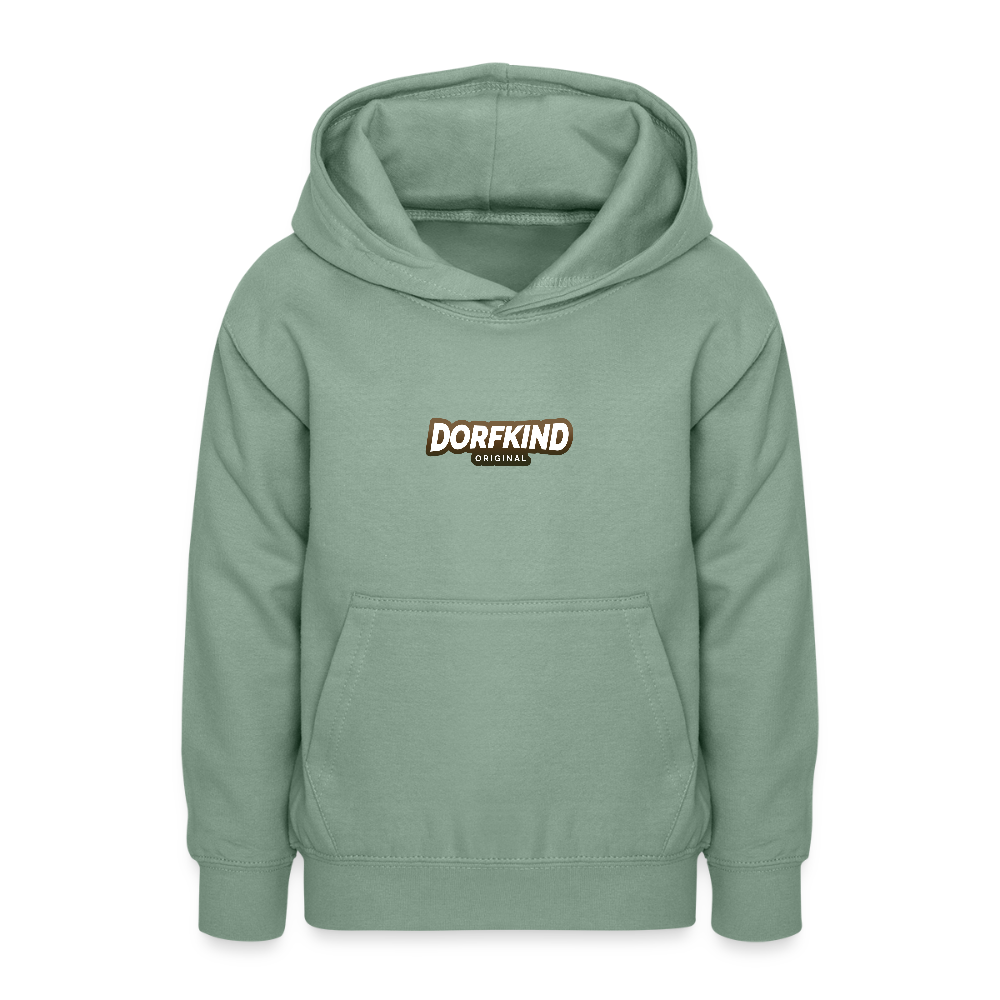 Teenager Hoodie Dorfkind - Graugrün