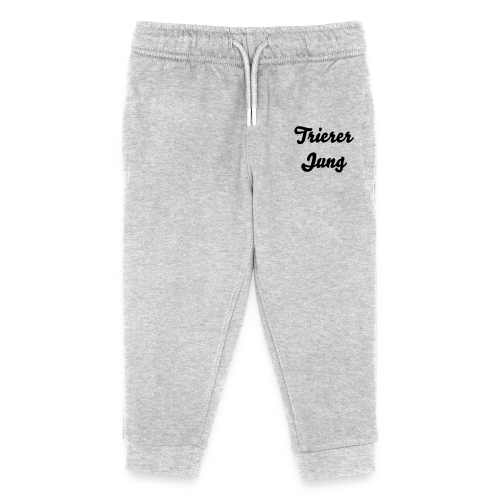 Kinder Bio Jogginghose Trierer Jung - Grau meliert