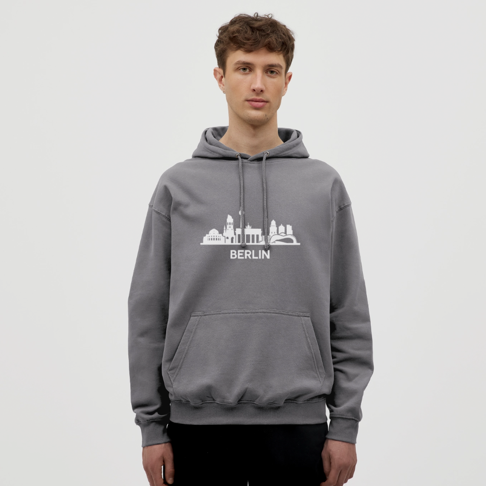 Unisex Hoodie Berlin - Mittelgrau