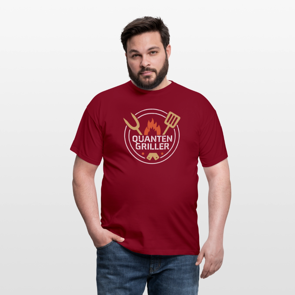 Männer T-Shirt Quanten Griller - Ziegelrot