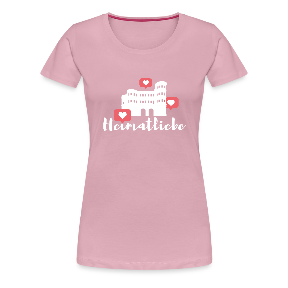 Frauen Premium T-Shirt Heimatliebe - Hellrosa