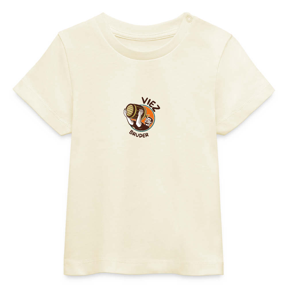 Baby Bio-T-Shirt BABY Viezbruder - Weißgrau