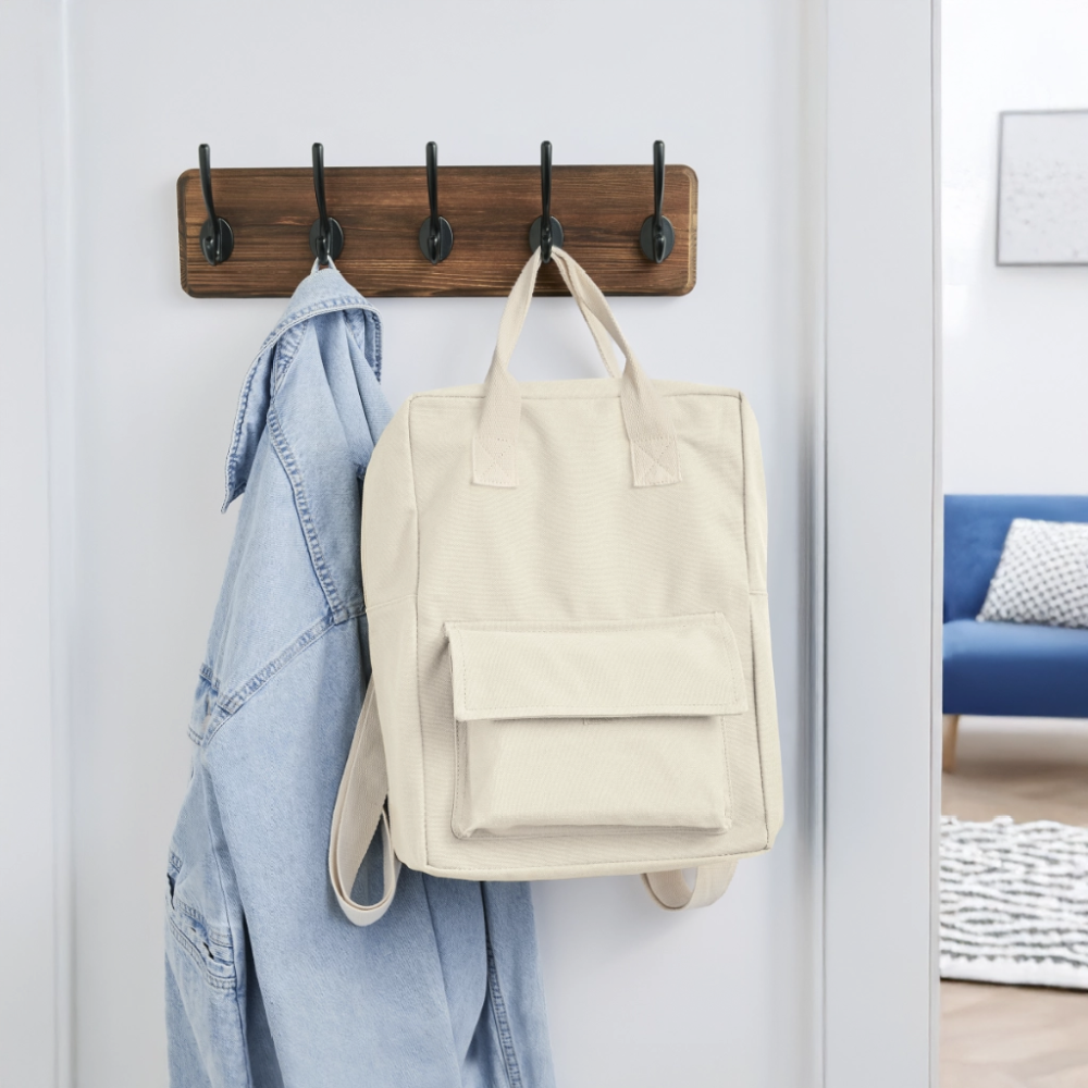Retro Rucksack Quanten Hautz - Naturweiß