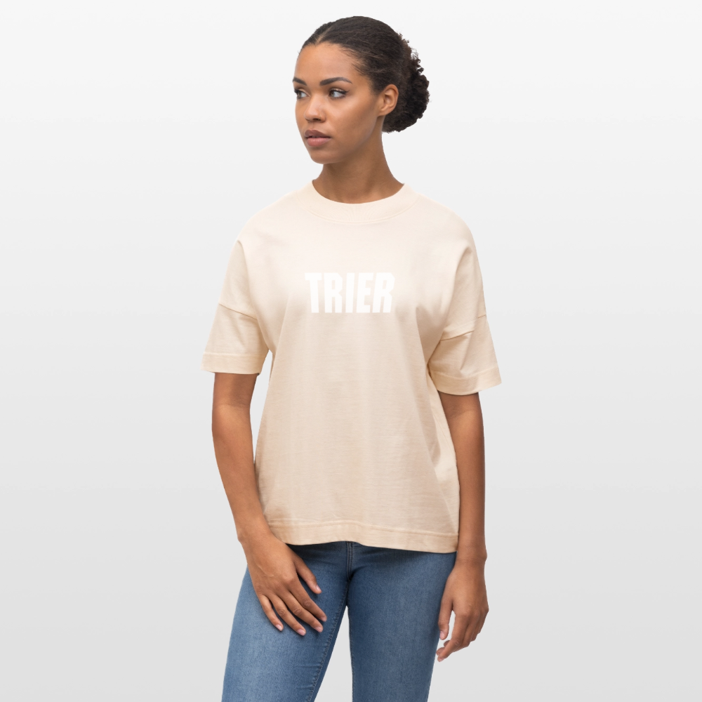 Stanley/Stella Oversized Unisex Bio T-Shirt Trier - Weißgrau