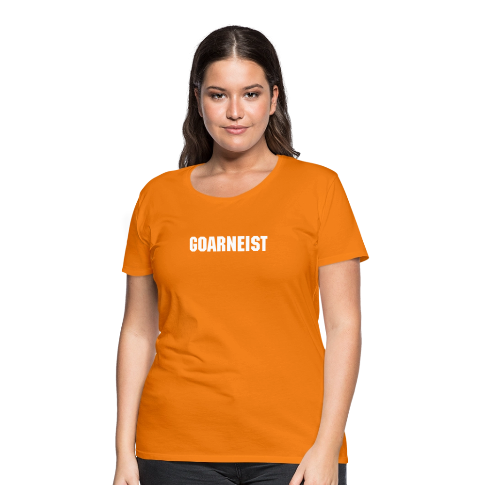 Frauen Premium T-Shirt Goarneist - Orange