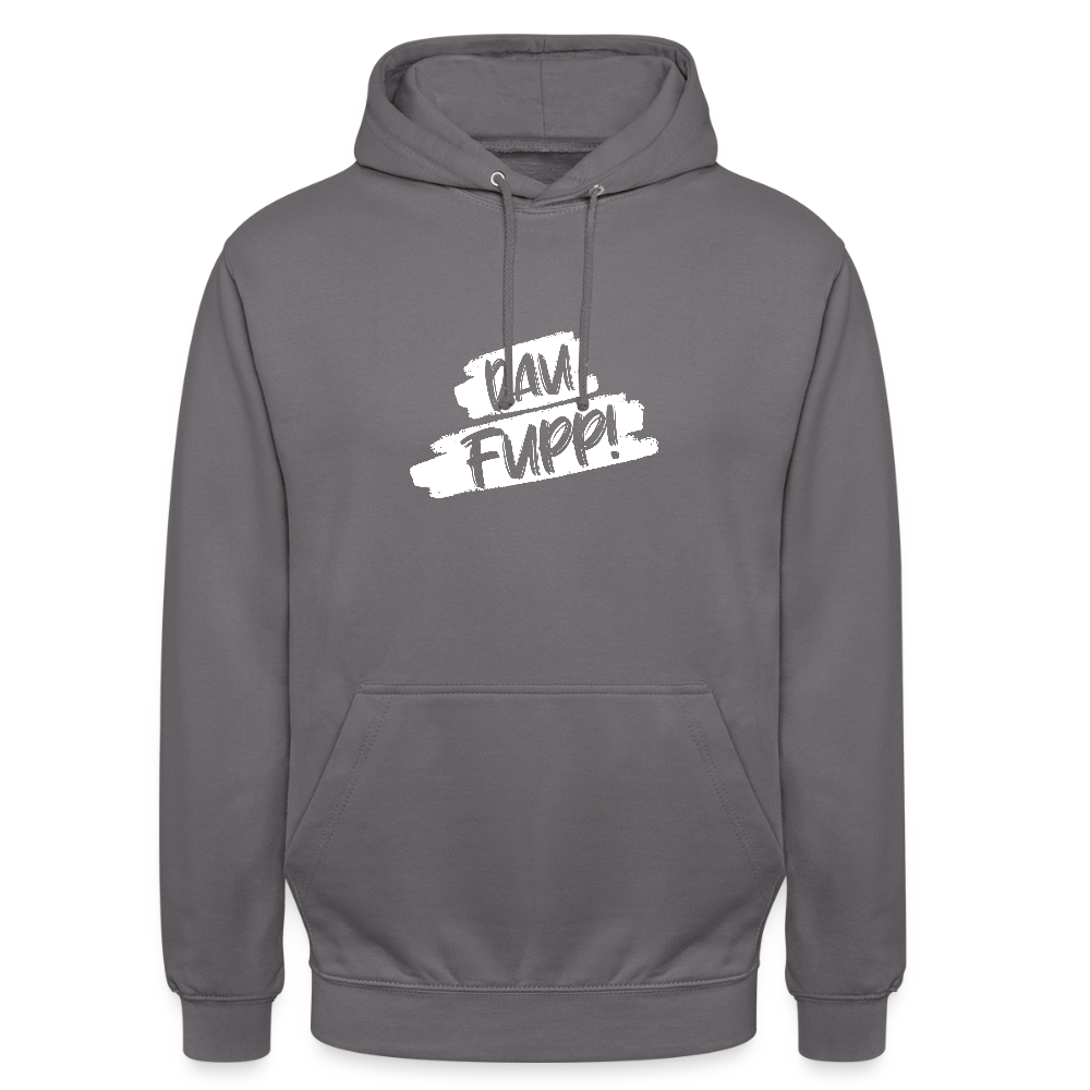 Unisex Hoodie Dau Fupp - Mittelgrau