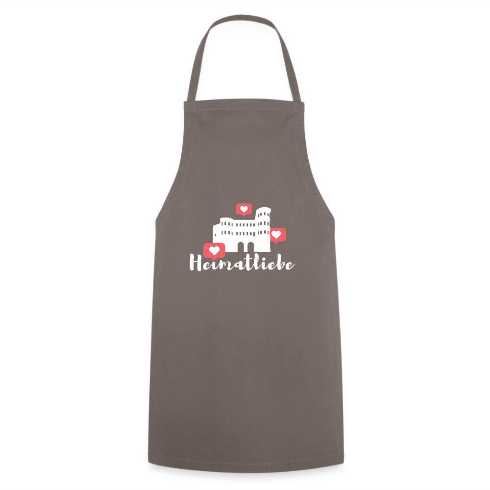 Kochschürze Heimatliebe - Grau