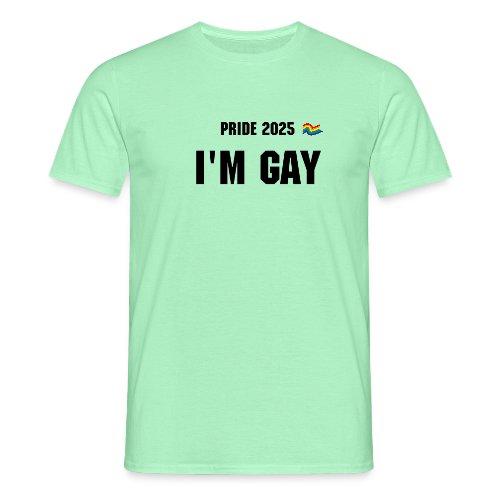 Männer T-Shirt Pride - Mintgrün