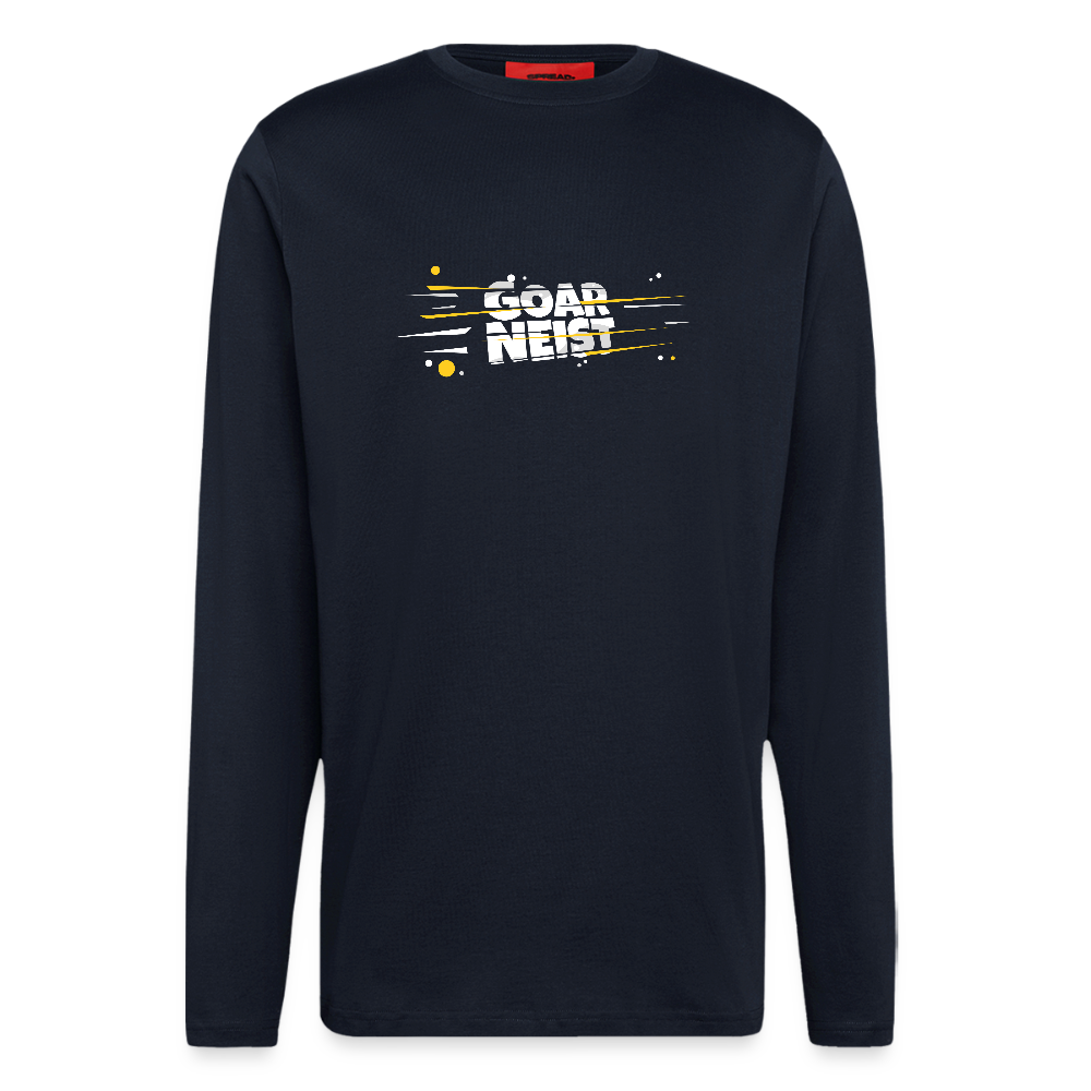 Organic Relaxed Langarmshirt Goarneist - DARK NAVY