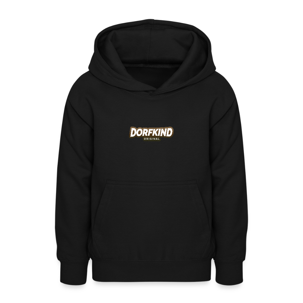 Teenager Hoodie Dorfkind - Schwarz